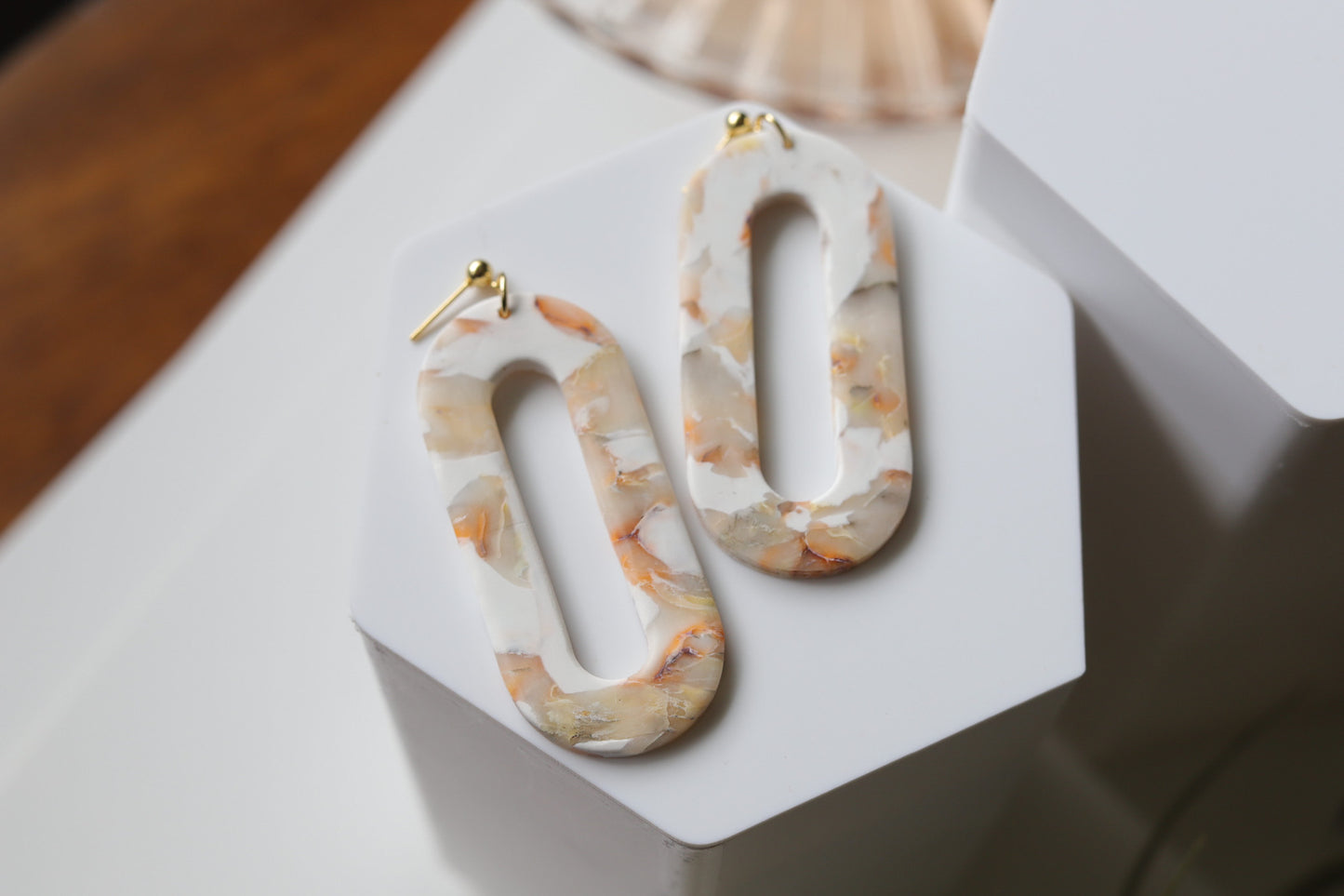 Autumn XL Oval Earrings