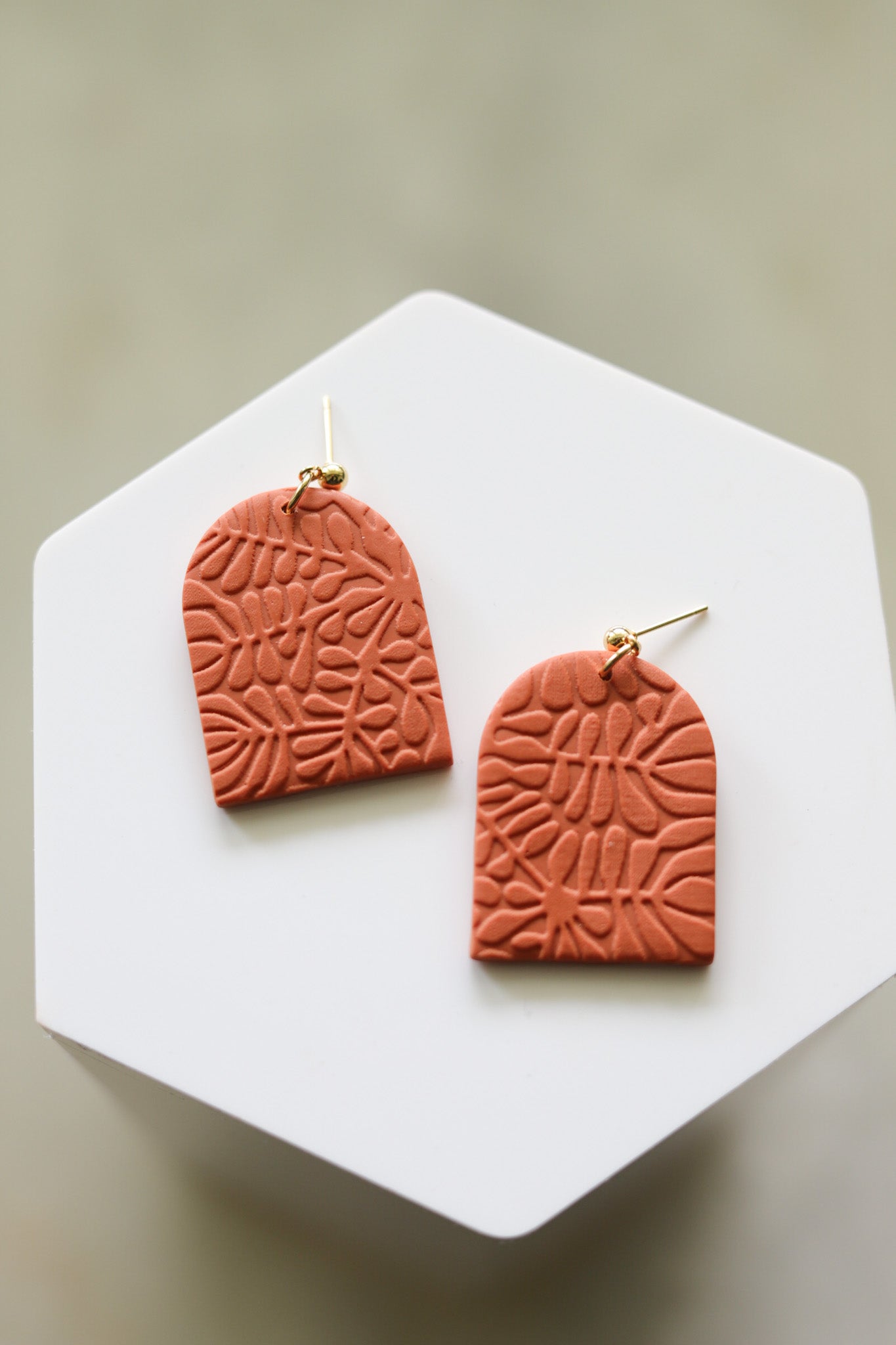 Orange Matisse Arch Earrings
