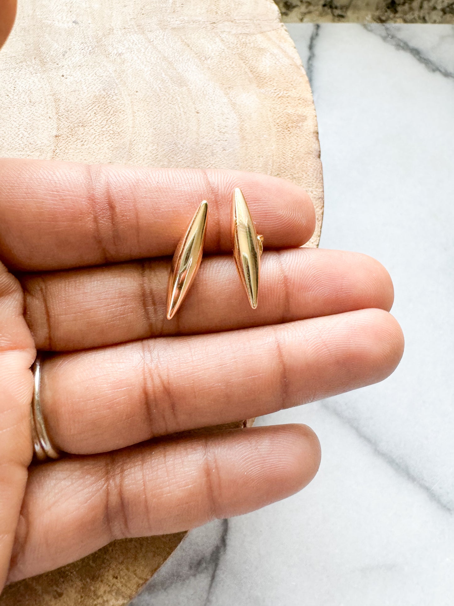Golden Orb Studs