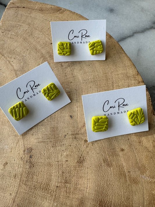 Lime Mastisse Studs