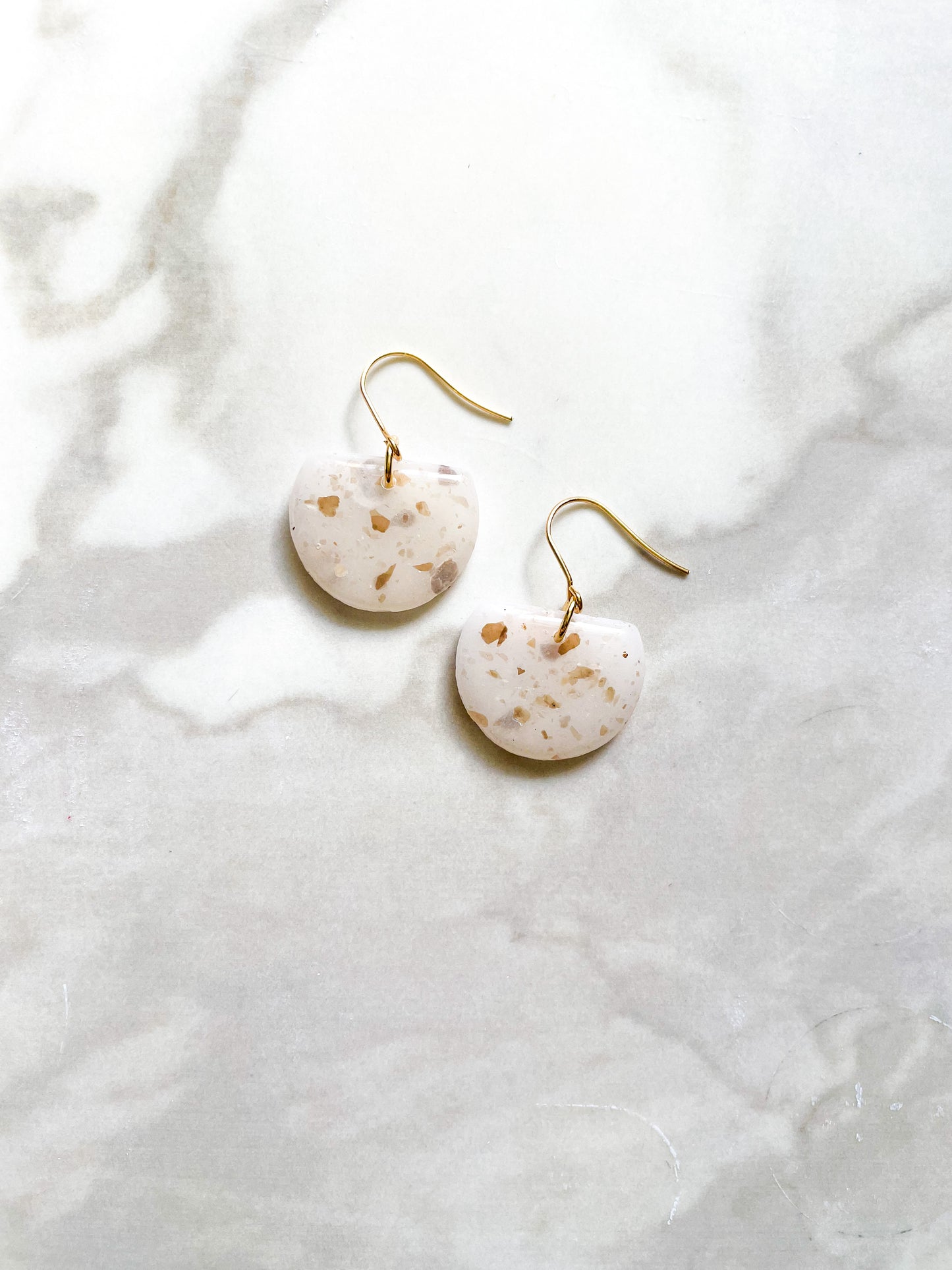Opaque Shell Semi Circles