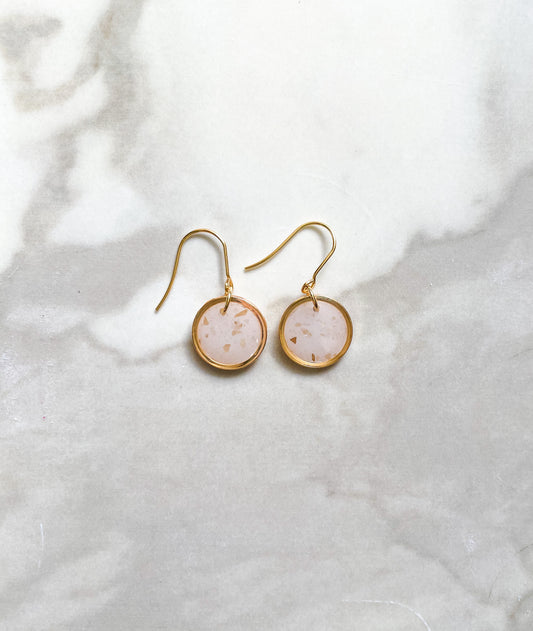 Opaque Shell Gold Circles